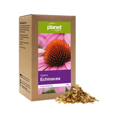 Planet Organic Organic Herbal Tea Echinacea Loose Leaf 50g Planet Organic Organic Herbal Tea Echinacea Loose Leaf 50g